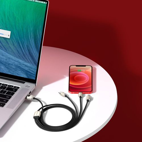 Baseus Kabel USB do micro / USB-C / Lightning 1.2m na Arena.pl