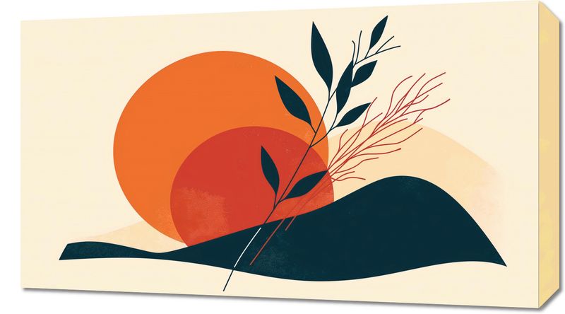 Obraz 70x40cm Zmierzch w Ciszy zdjęcie 1