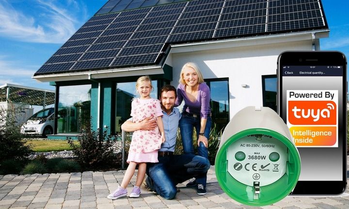 Gniazdko Wtyczka ZigBee 3680W 16A TUYA zdjęcie 2