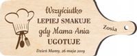 PREZENT NA DZIEŃ MATKI MAMY GRAWER DESKA KUCHENNA