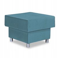 Duża pufa puf siedzisko  Alicja Family Meble pojemnik bonell turkus
