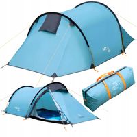 NILS Namiot Turystyczny Kempingowy 2osobowy Wodoodporny + Pokrowiec