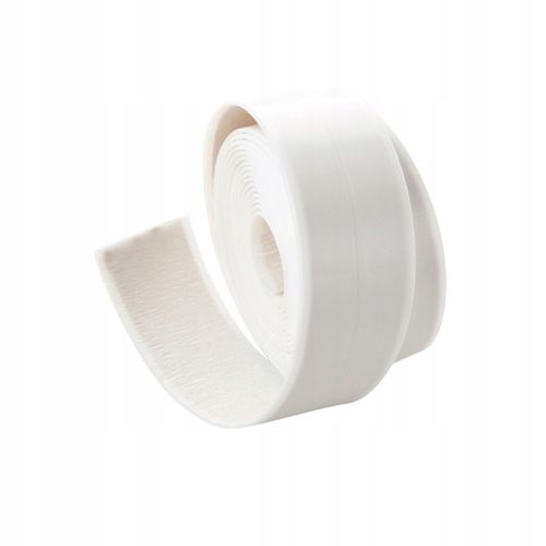 TAŚMA USZCZELNIAJĄCA do WANNY WC PRYSZNIC 320cm 22mm BIAŁA LISTWA ZLEW na Arena.pl