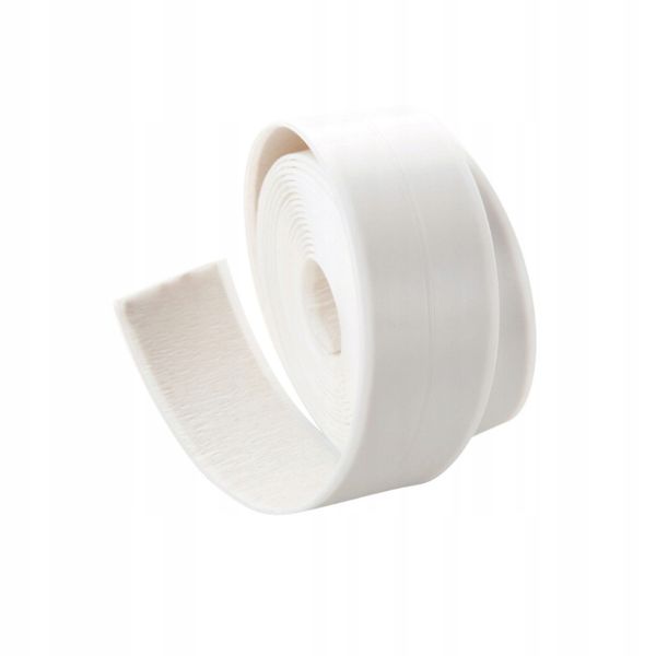 TAŚMA USZCZELNIAJĄCA do WANNY WC PRYSZNIC 320cm 22mm BIAŁA LISTWA ZLEW zdjęcie 3