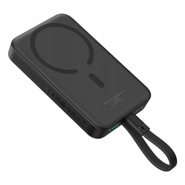 BASEUS POWER BANK MAGNETYCZNY 10000mAh 30W POWERBANK Z KABLEM USB-C zdjęcie 1