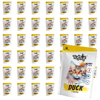 MOKRA KARMA DLA KOTA TufTuf Saszetka mielonka z kaczką ZESTAW 40x100g