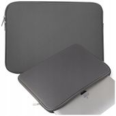 pokrowiec na laptopa 15,6'' uniwersalny - szary