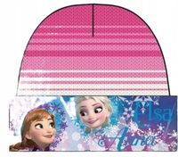 Czapka zimowa na zimę Kraina Lodu 54 różowa