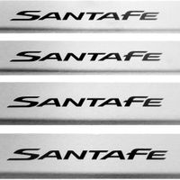 Listwa progowa HYUNDAI SANTA FE MK3 Stal nierdzewna 304 mat 4szt