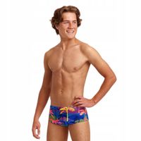Kąpielówki chłopięce spodenki bokserki Funky Trunks Palm a Lot 140cm