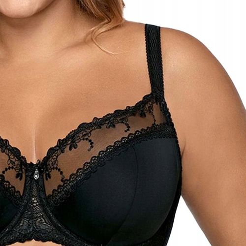 AVA stanik biustonosz półusztywniany wygodny AV-1030 SEMI-SOFT czarny 85G na Arena.pl