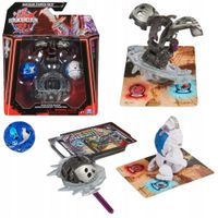BAKUGAN ZESTAW STARTOWY NILLIOUS GRA STRATEGICZNA + 3 FIGURKI SPIN MASTER