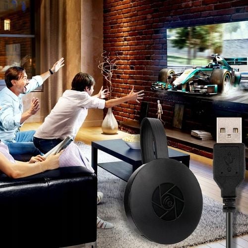BEZPRZEWODOWY ADAPTER WIFI HDMI MIRRORSCREEN CHROMECAST 2W1 DUŻY na Arena.pl