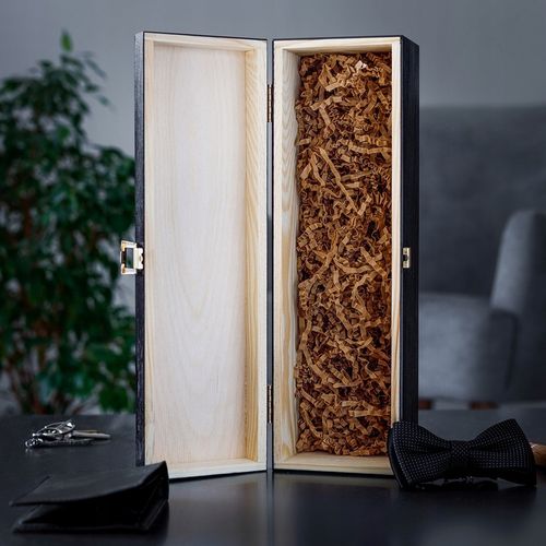 PROŚBA O ŚWIADKOWANIE SKRZYNKA NA WINO Z GRAWEREM PREZENT DLA ŚWIADKA IMIĘ na Arena.pl