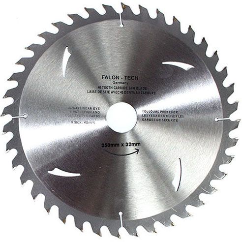 Tarcza widiowa Falon-Tech 250x32 mm 60T do drewna i płyt na Arena.pl