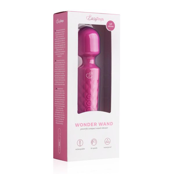 Easytoys Mini Wand Vibrator - Pink zdjęcie 6