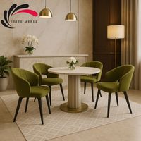 Krzesło Tapicerowane KL-1 Oliwkowy Piano 25