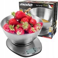 WAGA KUCHENNA INOX DO 5 kg MISA TARA MESKO MS3152