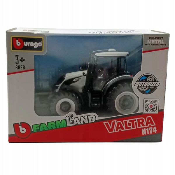 TRAKTOR VALTRA N174 model Bburago 18-31615 zdjęcie 3