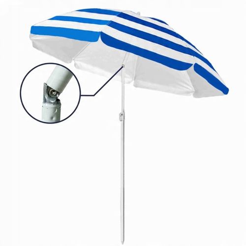 Parasol Plażowy Ogrodowy Łamany Filtr UV 50 + Pokrowiec Captain Mike na Arena.pl