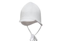 BROEL Balu little czapka niemowlęca chrzest ecru 38-40