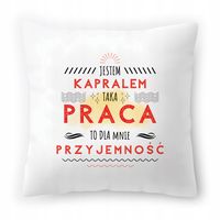 Poduszka Dla Kaprala Na Urodziny Na Prezent Z Nadrukiem Ze Zdjęciem