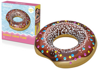 Koło Do Pływania Donut Pączek Brązowy 107 cm Bestway 36118