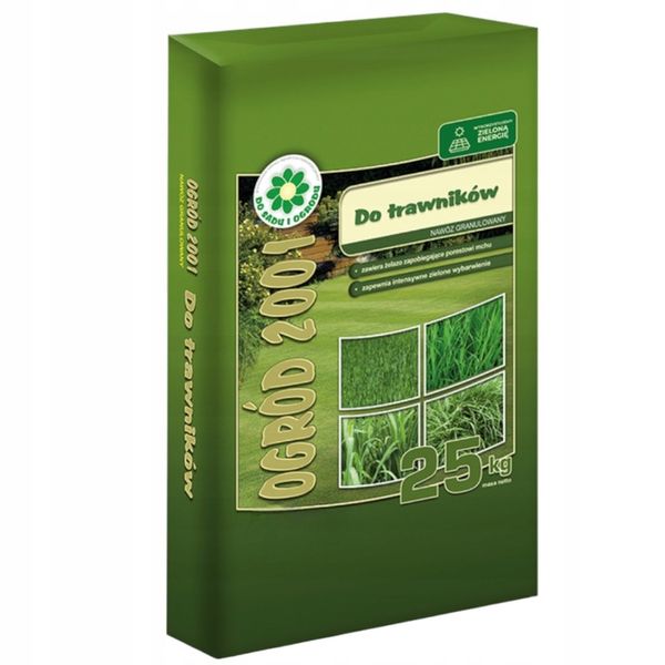 NAWÓZ TRAWNIK S 25kg DO TRAWY ZWARTA DARŃ WYBARWIAJĄCY + OSMOCOTE GRATIS zdjęcie 5