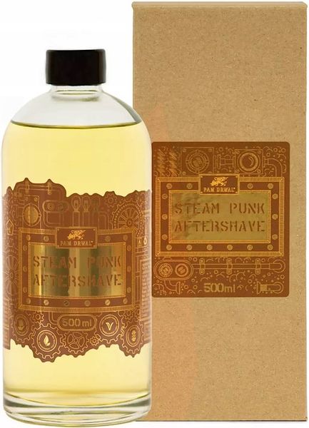 Pan Drwal Steam Punk Aftershave Woda po goleniu łagodzi podrażnienia 500 ml zdjęcie 4