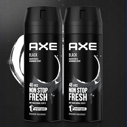 AXE Black dezodorant dla mężczyzn 2x150 ml DEO zdjęcie 3