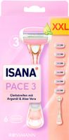 ISANA MASZYNKA DO GOLENIA 1 RĄCZKA 6 WKŁADÓW 3-OSTRZOWA DLA KOBIET 1 SZT