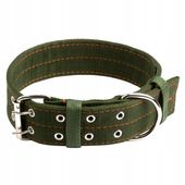 Obroża dla DUŻEGO PSA GRUBA PARCIANA MOCNA 74cm XXL