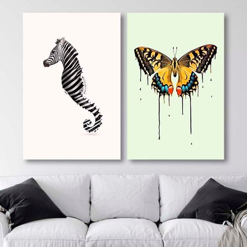 Deco Panel, Malowany motyl 70x100 na Arena.pl