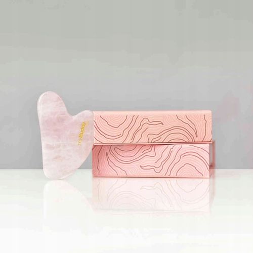 myBuddy Kamień Gua Sha do Masażu Twarzy Różowy Kwarc na Arena.pl