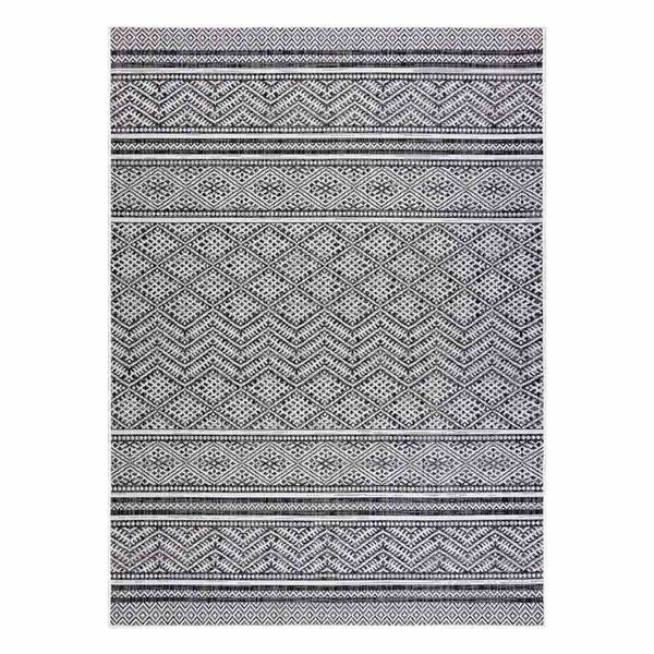 RUG/LU/VINEA/ZIGZAK/BLACK+WHITE/140x190 zdjęcie 1
