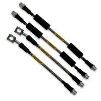 Audi S6 C5 Quattro - Zestaw Przewodów Hamulcowych Teflonowych W Oplocie