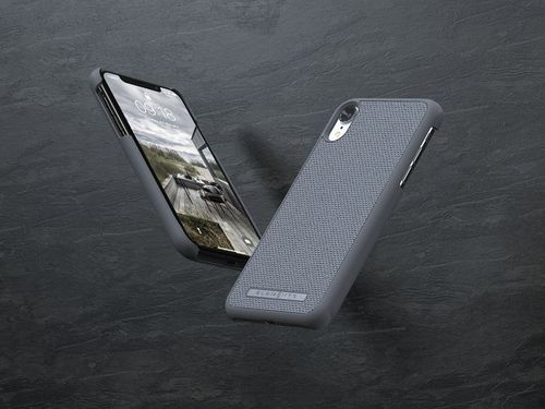 Materiałowe etui do iPhone XR (Mid Grey) na Arena.pl