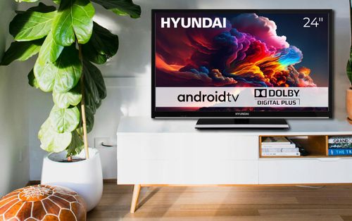 Telewizor SMART Android TV WiFi BT HYUNDAI 24'' HD HDR LAN PC Ci APLIKACJE na Arena.pl