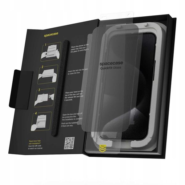 Spacecase Quickfit Privacy Glass Iphone 15 Pro Max zdjęcie 4