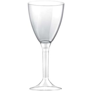 Kieliszki jednorazowe "Wino Classic", transparentne, GoldPlast, 180 ml, 10
