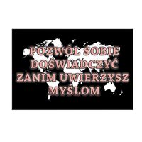 Pozwól sobie doświadczyć czarny - magnes szklany