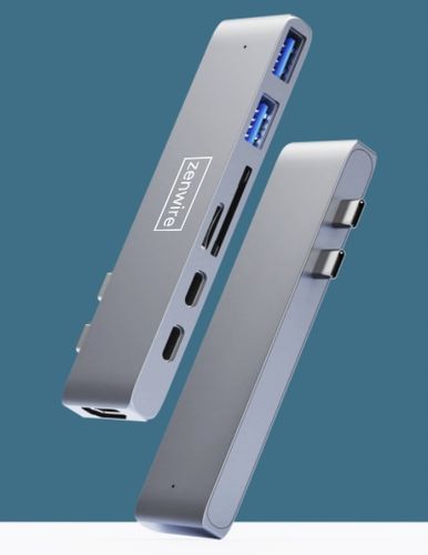 Hub USB-C Macbook 7w1 Adapter HDMI 4K USB 3.0 do Macbook Pro Air M1 M2 M3 na Arena.pl