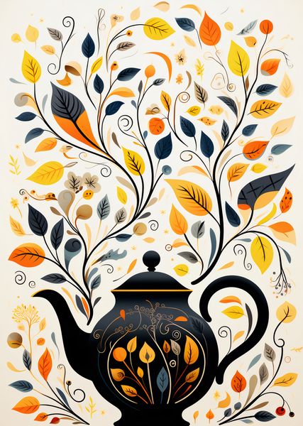 Plakat 64x90cm Jesienna Melodia zdjęcie 1