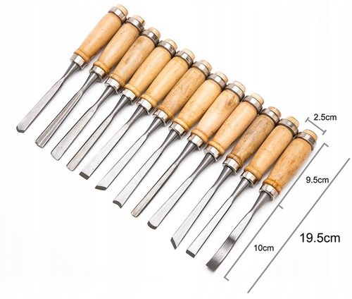 ZESTAW DŁUT RZEŹBIARSKICH DO DREWNA SNYCERSKIE STOLARSKIE ETUI ZESTAW na Arena.pl