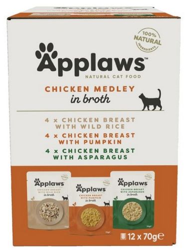 Applaws Saszetki Dla Kota Chicken Selection Multi Pack 12X70G na Arena.pl