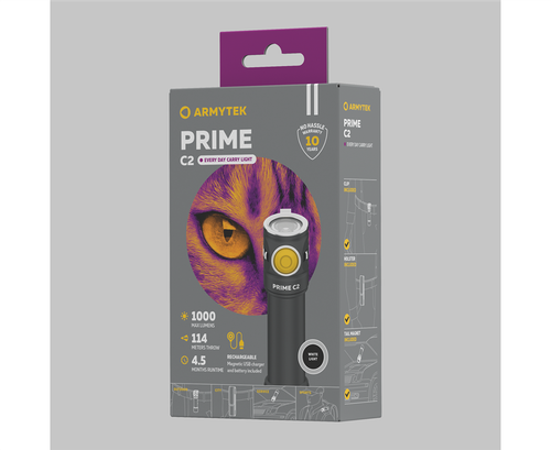 Latarka Armytek PRIME C2 PRO MAGNET USB White na Arena.pl
