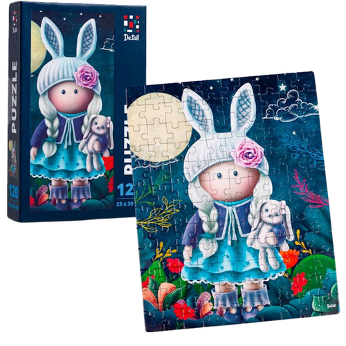 Puzzle Lalka Króliczek 120 El. Dla Dzieci Dt100-01 na Arena.pl