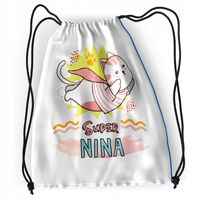 Plecak Sportowy Szkolny Dla Niny Córki Dziecka Z Nadrukiem Ze Zdjęciem