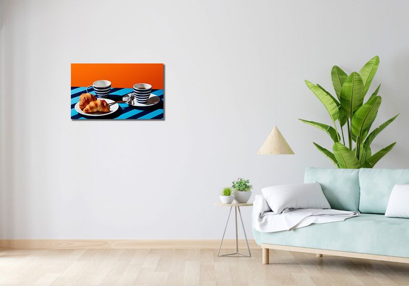 Obraz 70x40cm Croissanty zdjęcie 2