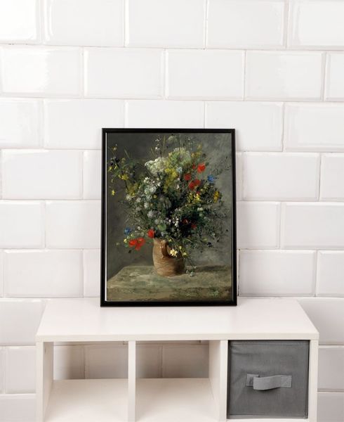 Flowers in a Vase, Auguste Renoir - plakat 59,4x84,1 cm zdjęcie 2